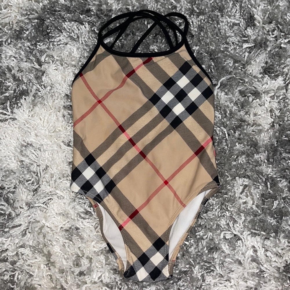 Authentic Burberry children swim suit- size 4y